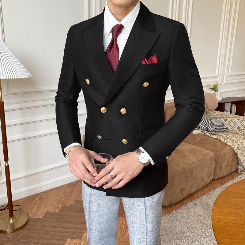 Double Breasted Suit Jacket Men