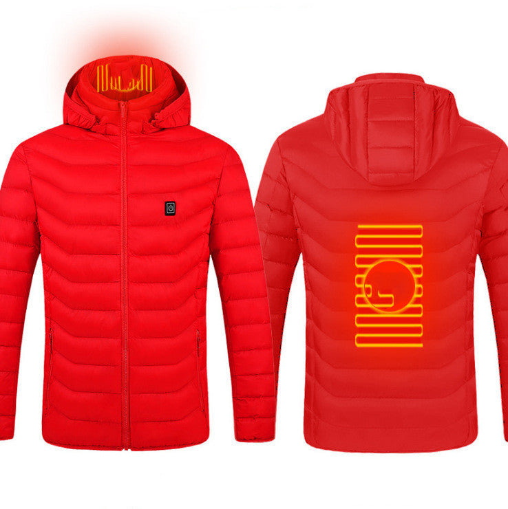 Chaqueta de algodón eléctrica con calefacción USB