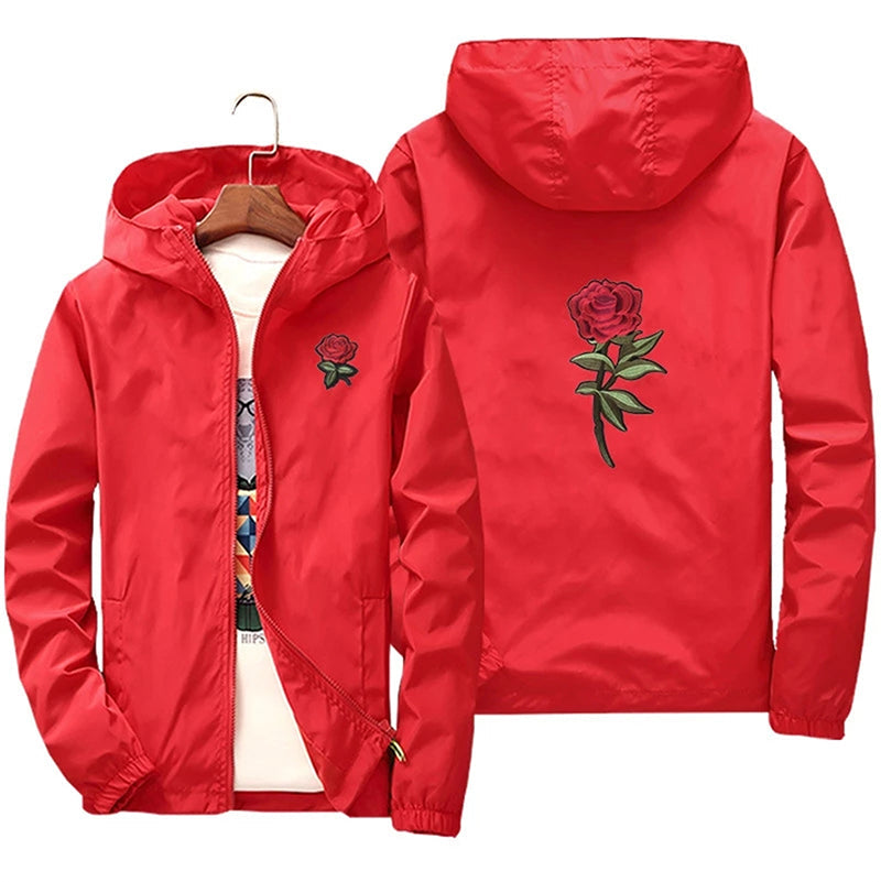 Rose Bomber Men Jacket