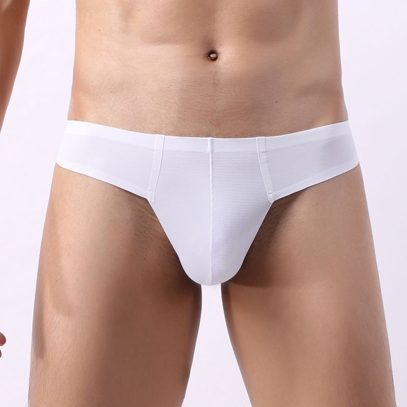 Men's Thong Low Waist Sexy One-piece Seamless Underwear