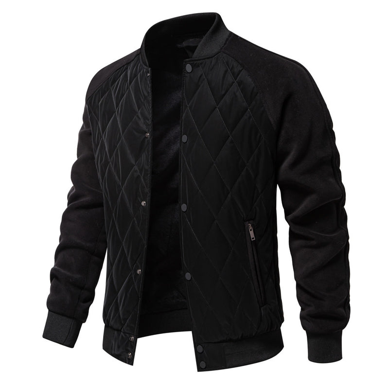 Leisure Coat Stitching Raglan Sleeve Coat For Men