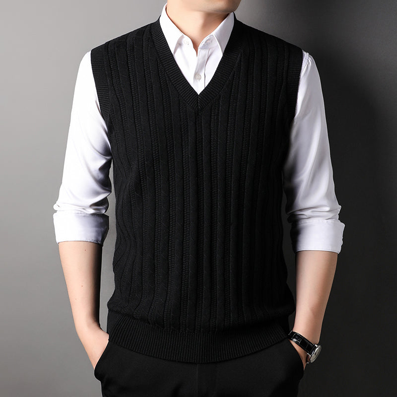 Men's Autumn Business Casual Knitted Vest