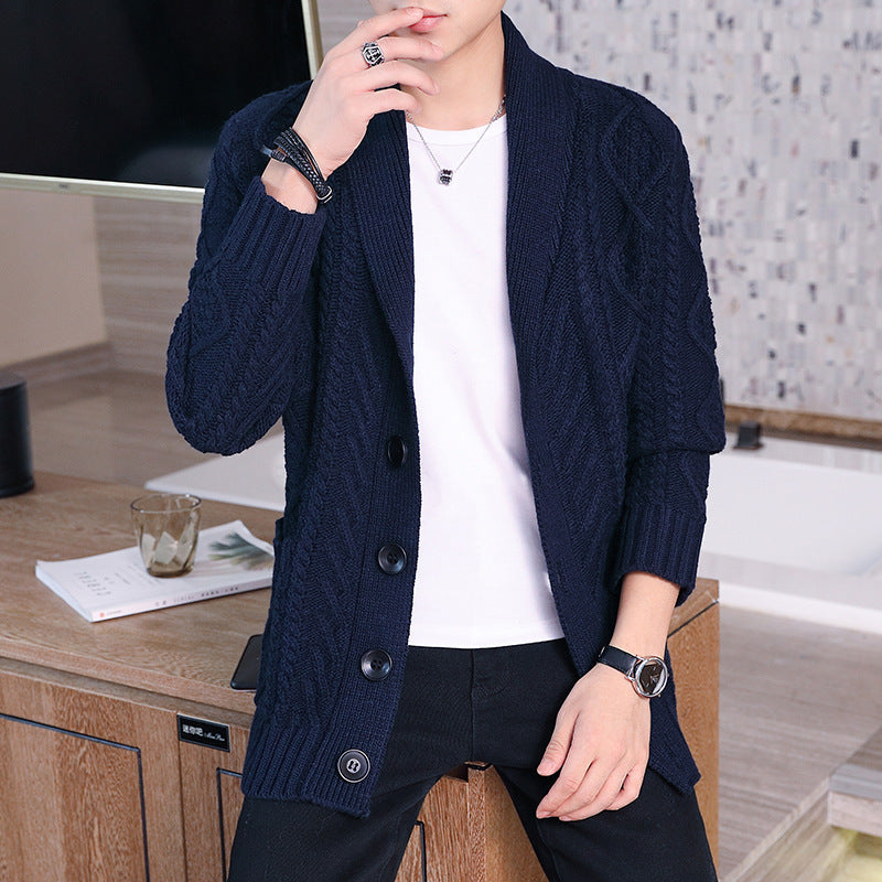 Men's Fashion Simple Sweater Coat