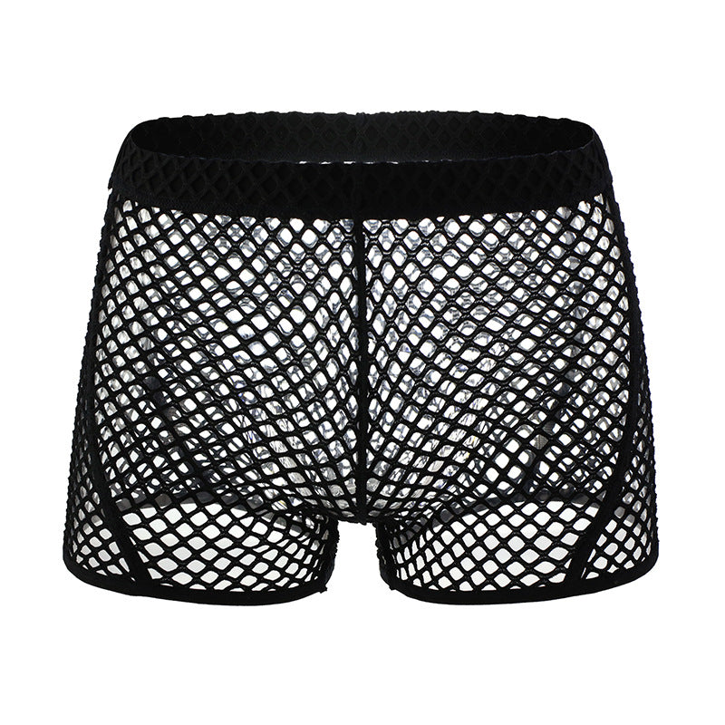 Men's Boxers Shorts Fishnet Breathable And Transparent underwear