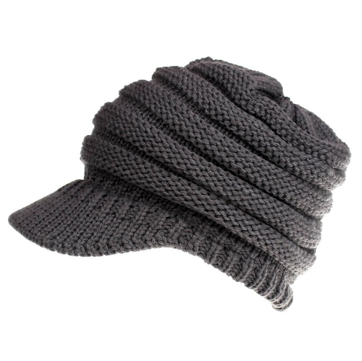 Women Ponytail Beanies Autumn Winter Hats