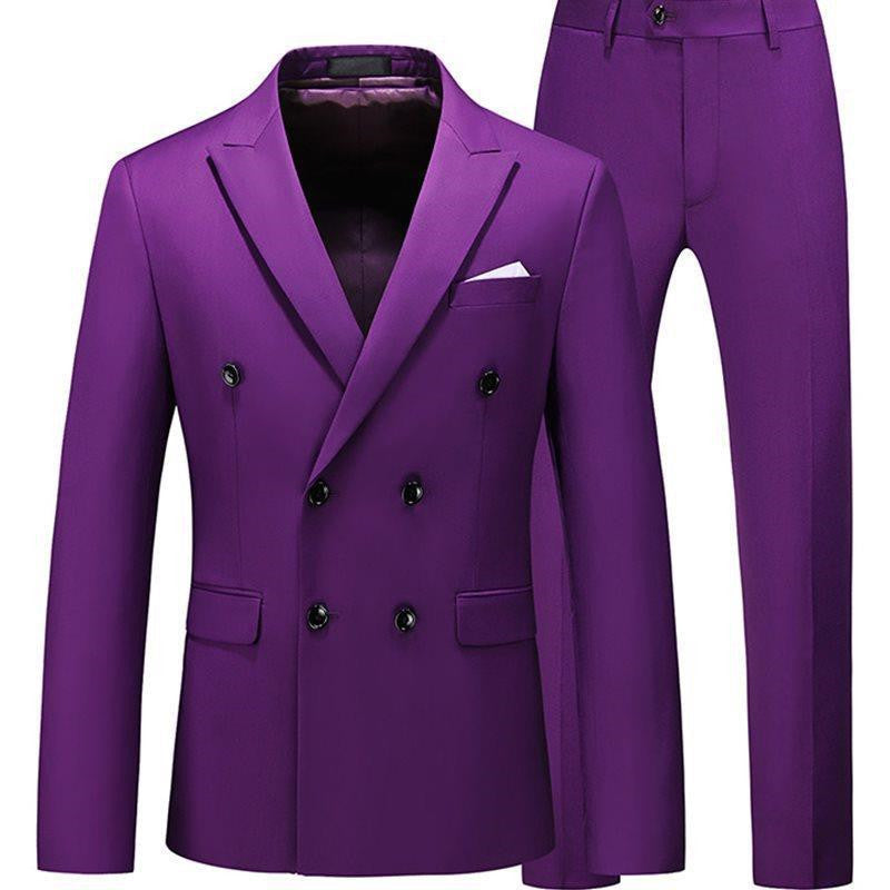 Men 2 Pieces Slim Fit Casual Tuxedo Suit men