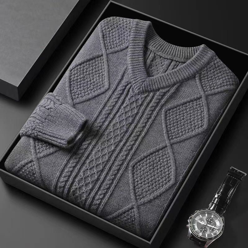 Men's Thickened Thermal Base Sweater