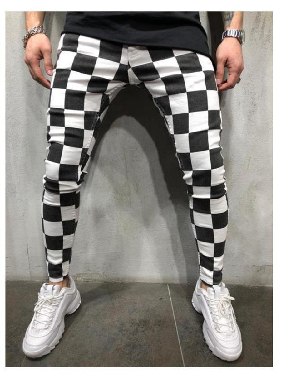 Men's Casual Striped Trousers