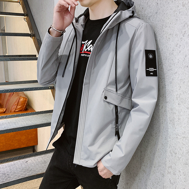 hooded jacket coat men