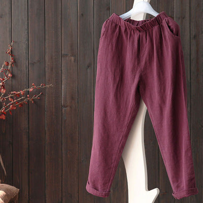 New loose slim casual harem trousers