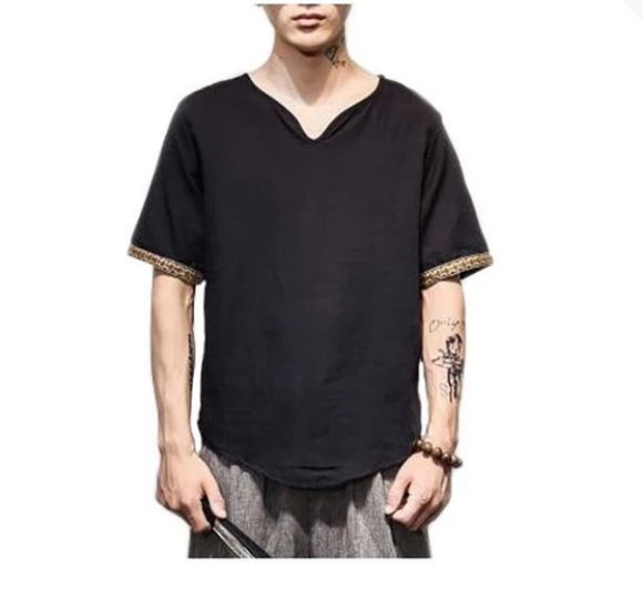 Linen Breathable Cotton T-shirt