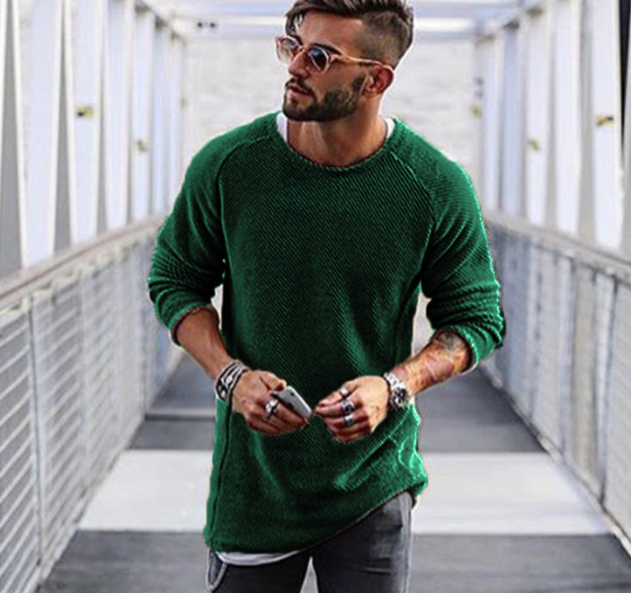 Maglione casual a maniche lunghe 