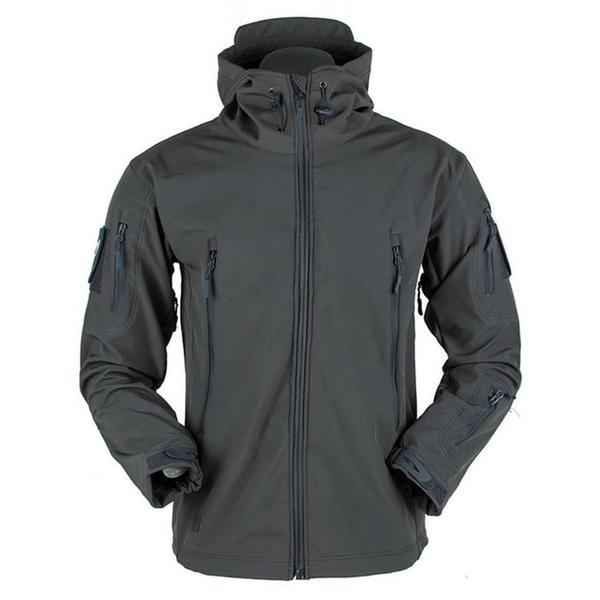 Giacca Soft Shell Uomo Giacca Antivento Con Cappuccio 