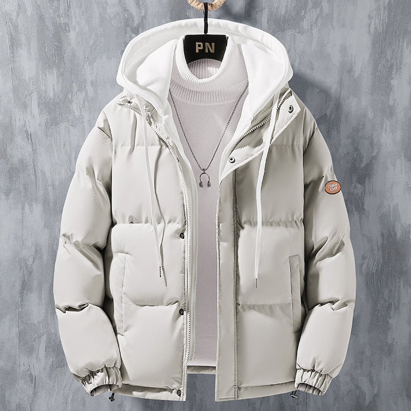 Men Winter Windproof Thickened Cotton Jacket
