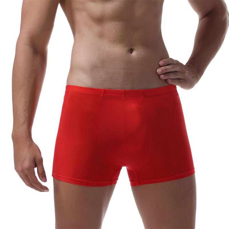 Ice Silk Transparent Underwear Men's