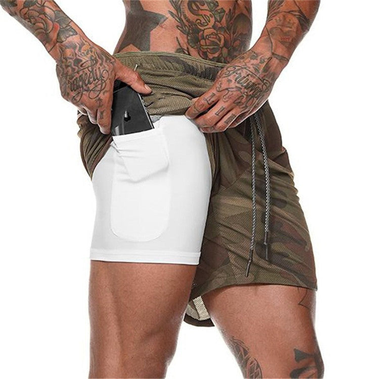 Casual Shorts Mesh Sports Pants Men