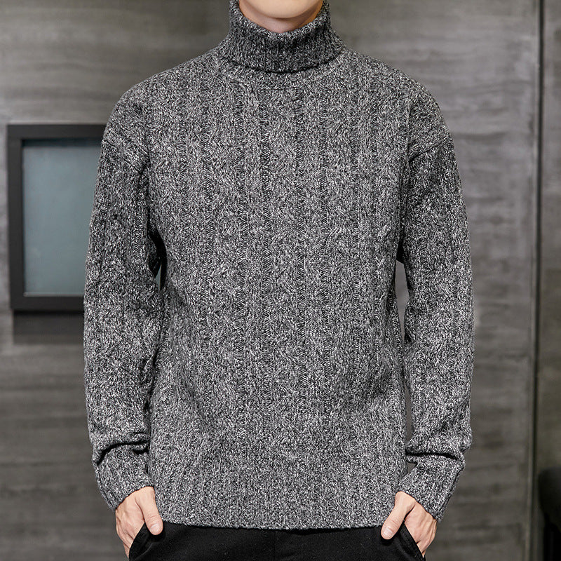 Loose High Neck Men turtleneck Sweater