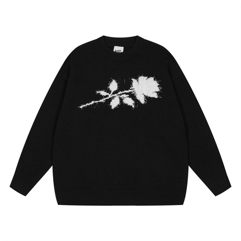 Rose Loose Sweater Men