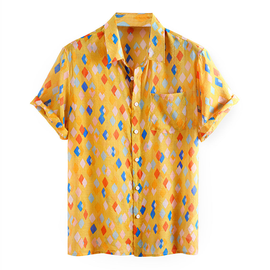 Casual Beach Shirt Men