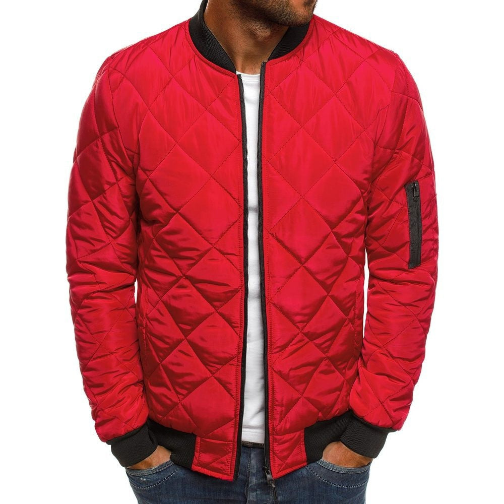 Diamond Stitched Padded Jacket