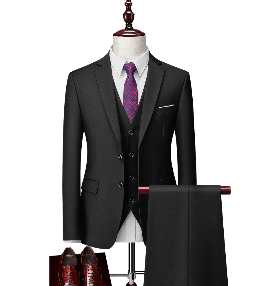 Men's Ruffian Handsome Casual Suit Full Set