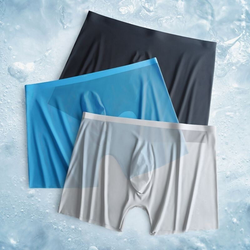 Men's Underwear Ice Silk Ultra-thin Breathable Traceless Quick-drying