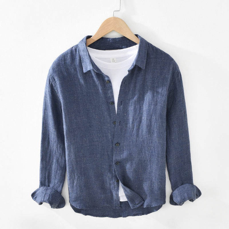 Linen Long-sleeved Shirt