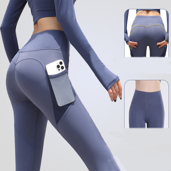 Gym Sport Seamless Leggings With Pockets