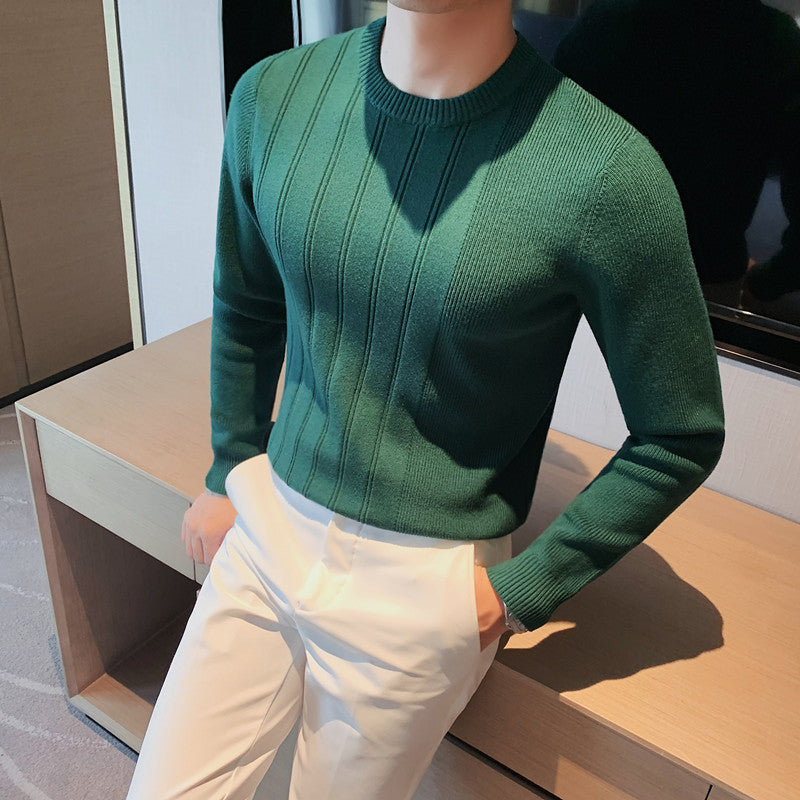 Men's Fashion Casual Round Neck Bottoming Shirt