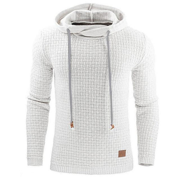 European and American Jacquard Hooded Sweater