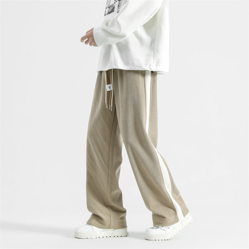 Corduroy American Thick Loose Mop Straight-leg Pants