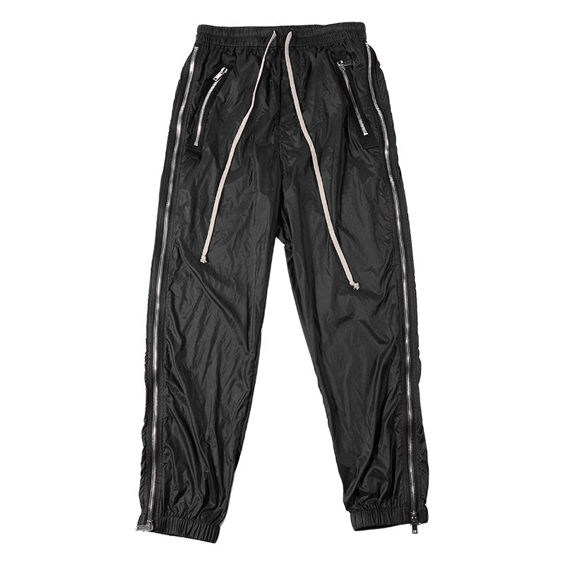 Dark Side Zip Sweatpants Hip Hop Street