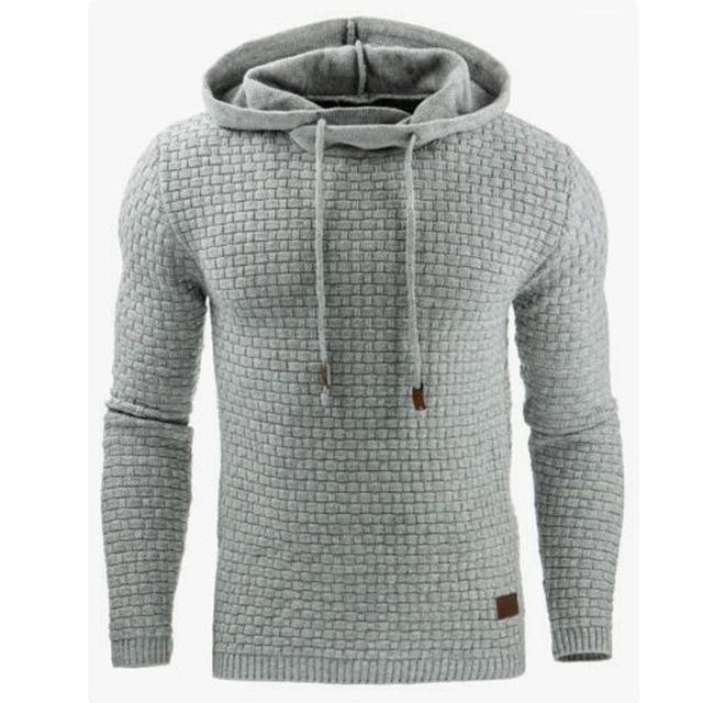 European and American Jacquard Hooded Sweater