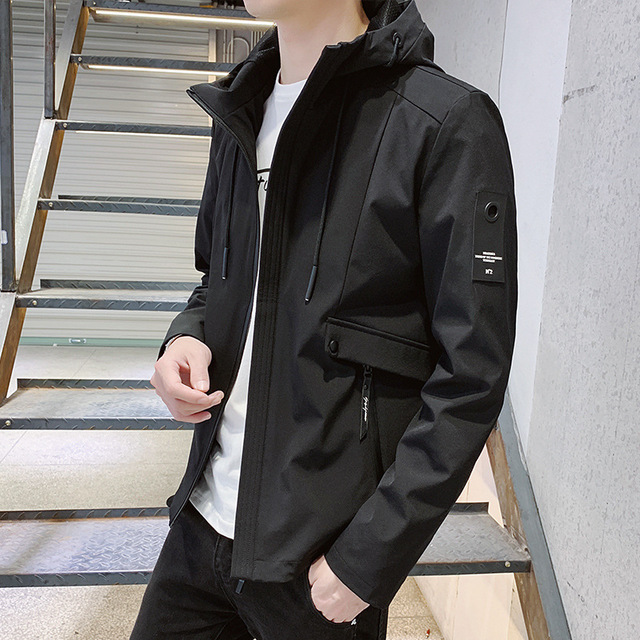 hooded jacket coat men