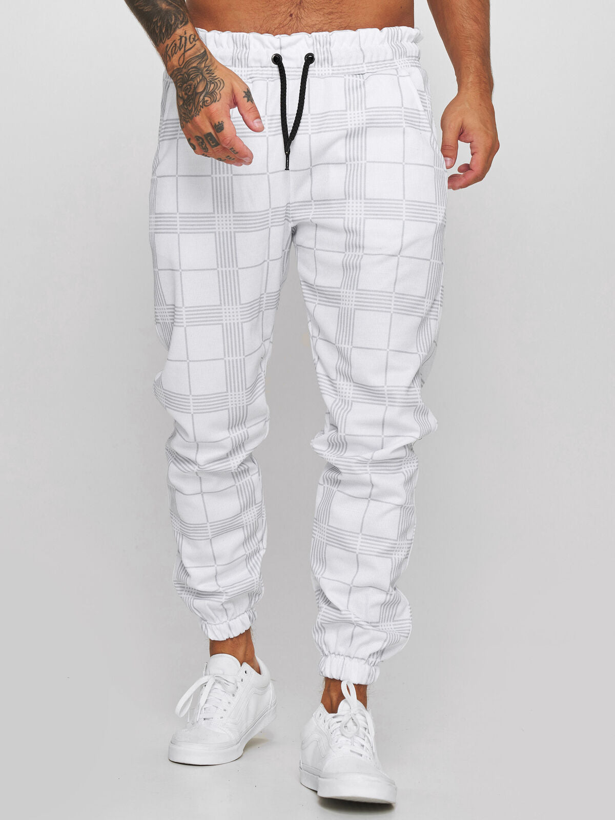 Checkered Casual Pants