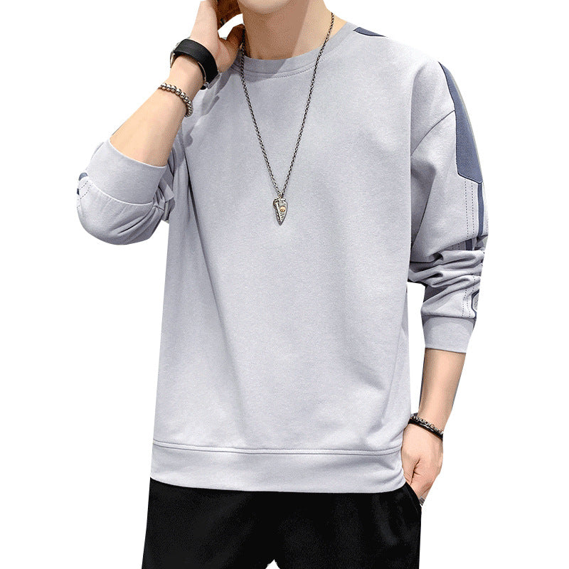 Men's Round Neck Casual Bottoming sweatshirt