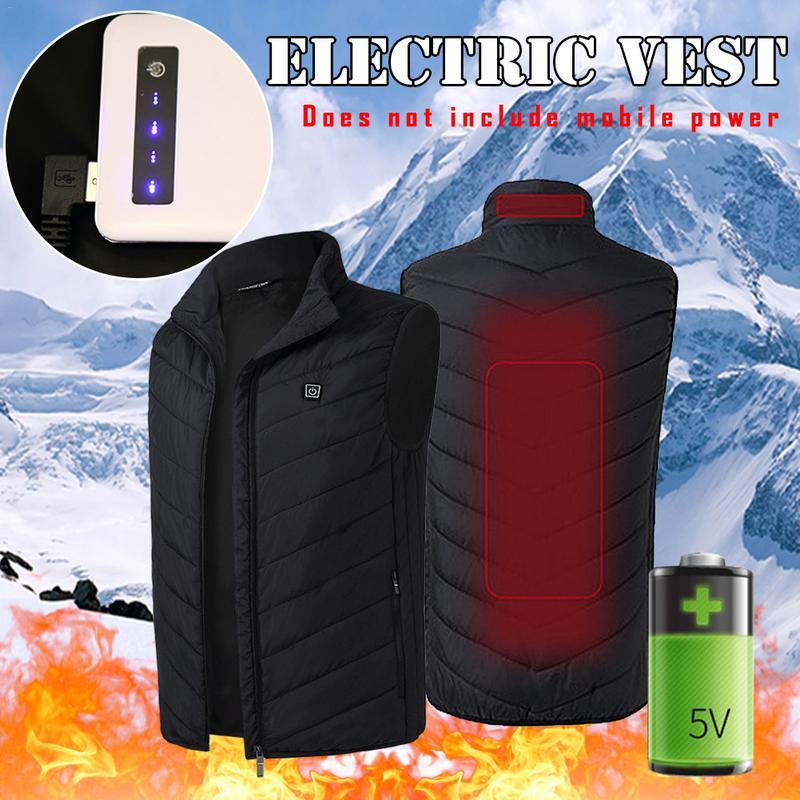 Heated Vest Smart Electric Heating waistcoat men