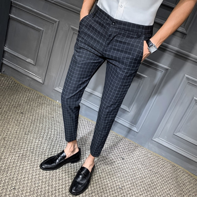 Men's Plaid suit pants