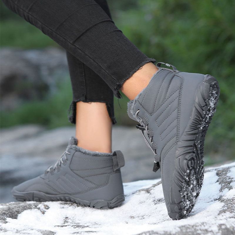 Winter Warm Slip-on Boots Wear-resistant Anti-ski Thickened Shoes Couple