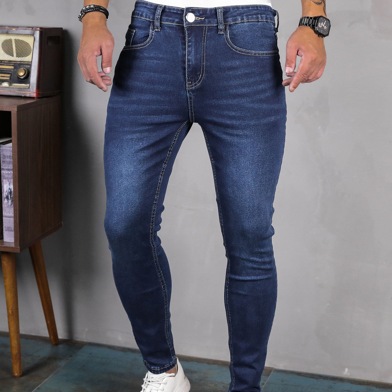 Men's Casual Stretch Skinny Jeans