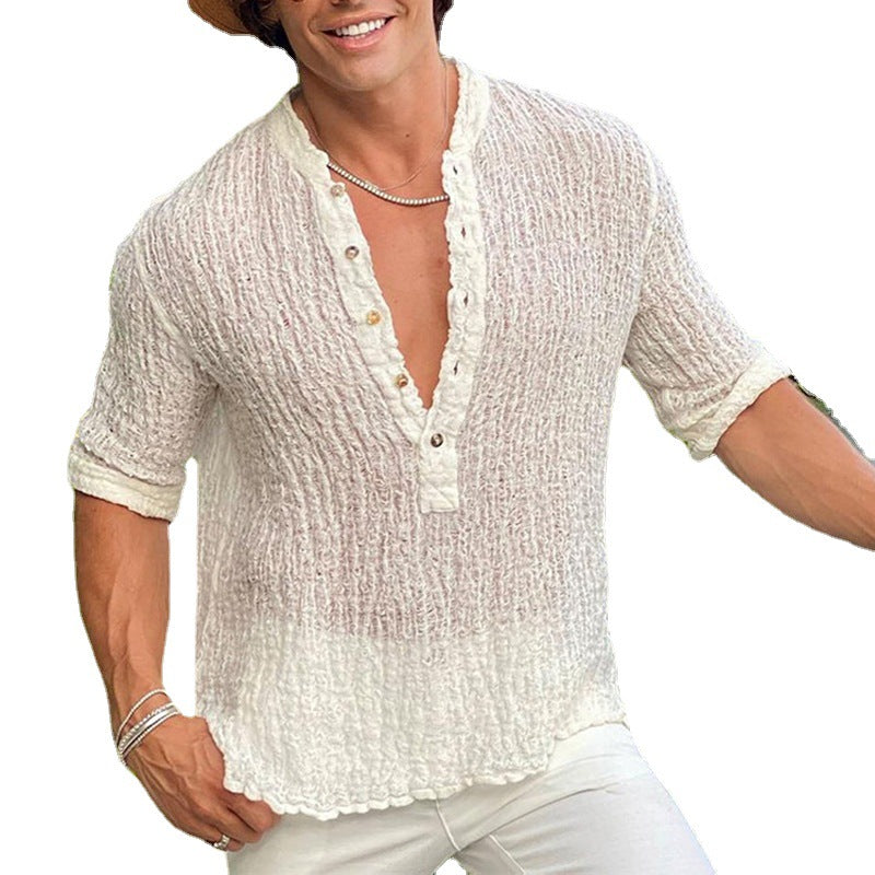 Men's Cozy Casual Fashion Loose Shirt