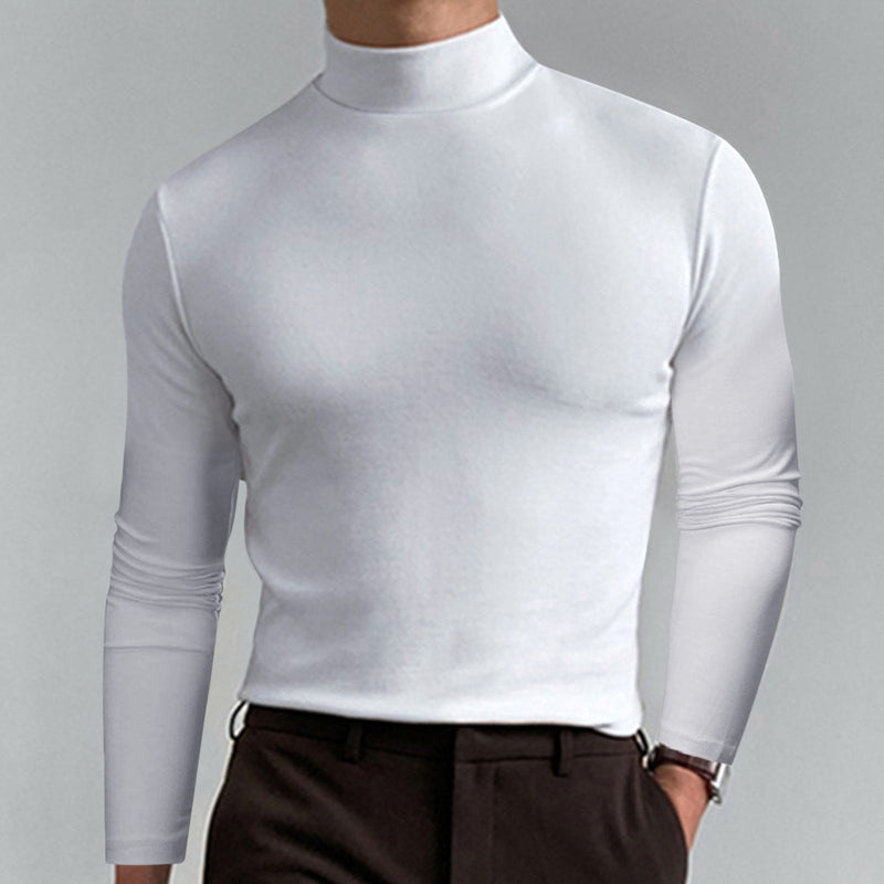 Autumn And Winter turtleneck long Sleeve T-shirt