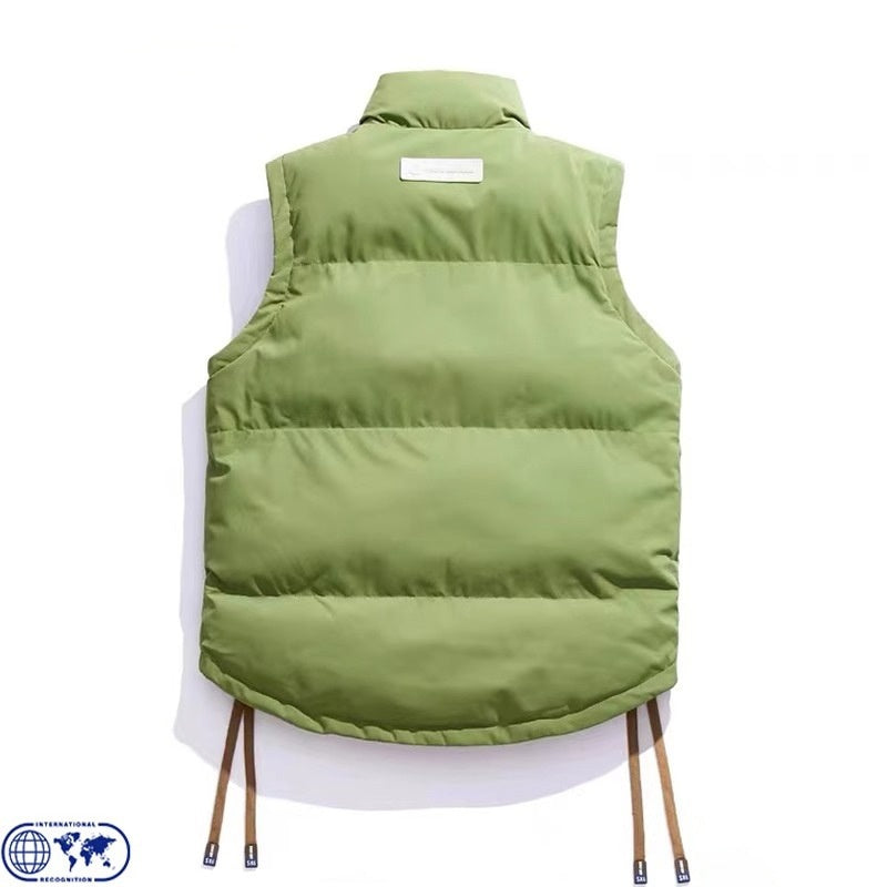 Gilet in cotone bifacciale per uomo e donna