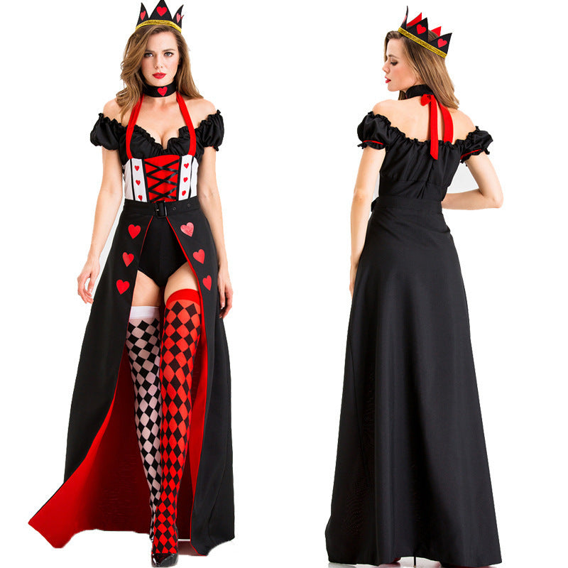 Queen Of Hearts Queen Uniform Halloween Costume