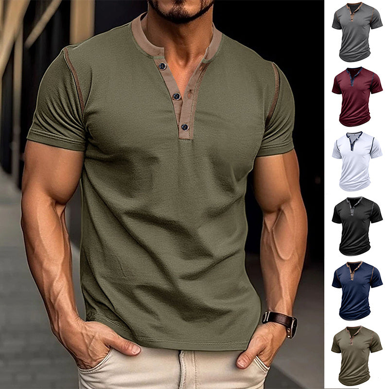 Short-sleeved Polo Shirt Summer