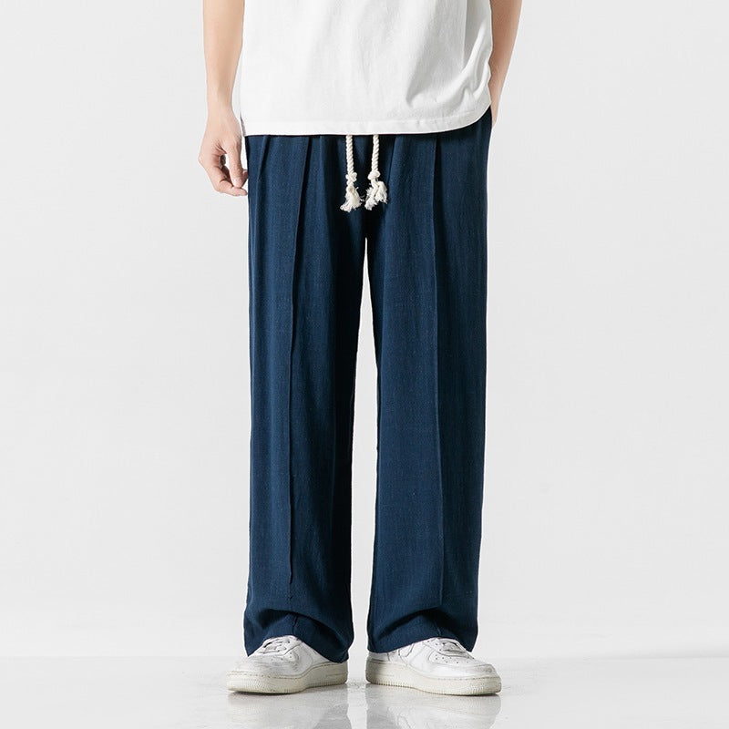 Cotton And Linen Trousers