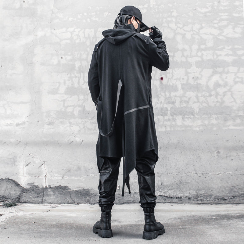 Tactical Hooded Fitted Cape Fashion Coat