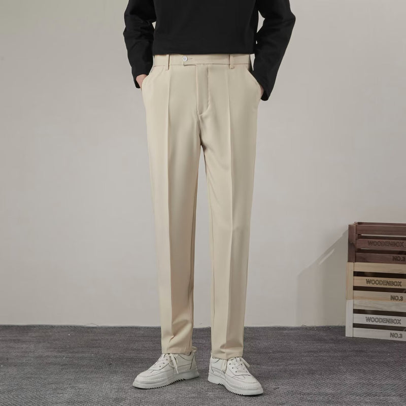 Men's Straight Casual Suit Pants