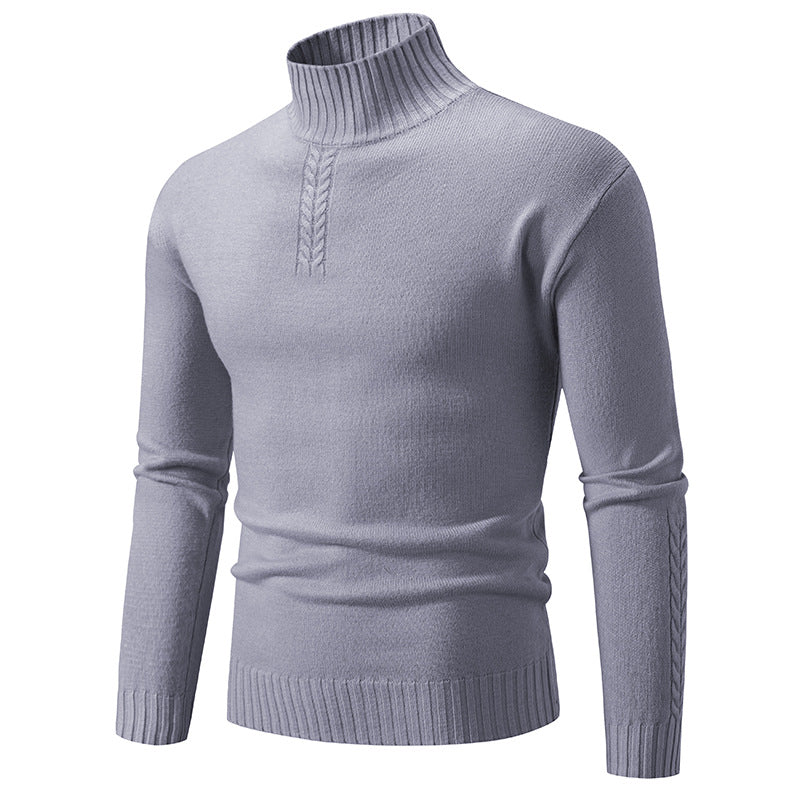 Men's Casual Slim-fit turtleneck sweater