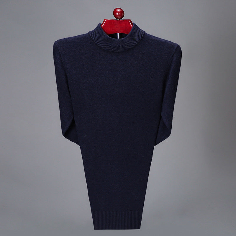 Men's Casual Mock Neck Sweater